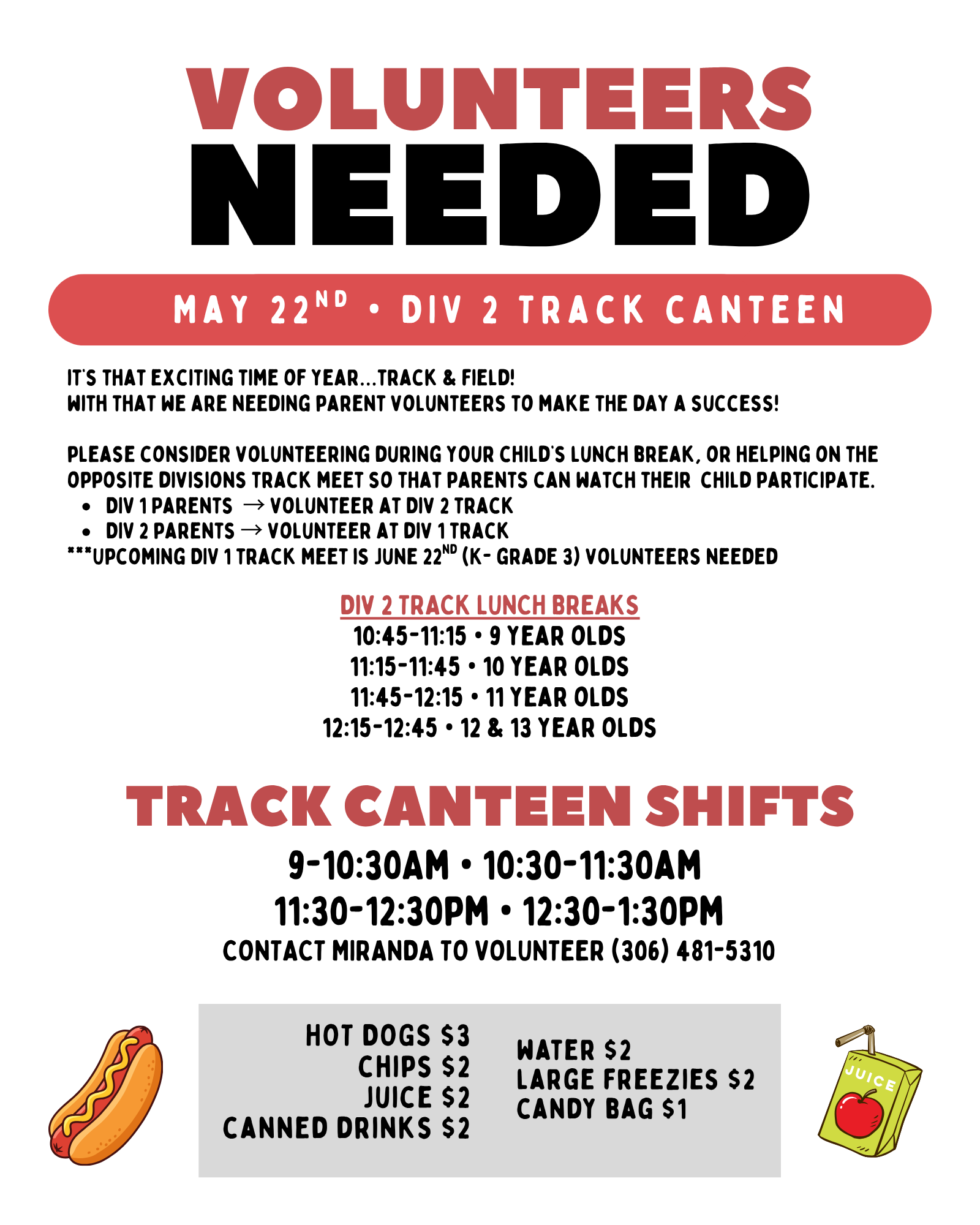 Volunteers Needed